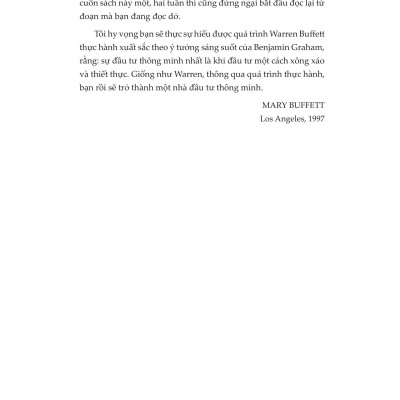 Tâm Lý Đầu Tư Của Warren Buffett