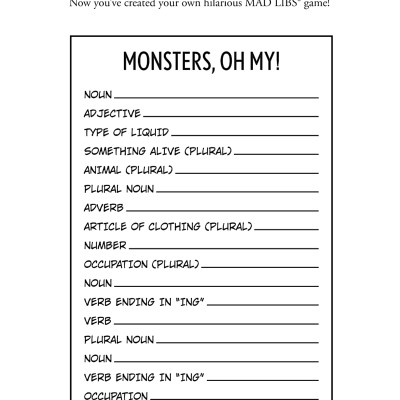 Happy Howl-o-ween Mad Libs: World