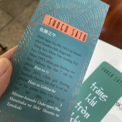 TRĂNG KHI TRÒN KHI KHUYẾT – tác phẩm đoạt giải Naoki lần thứ 157 – Shogo Sato – Như Nữ dịch - Huyhoang Books – NXB Phụ nữ - bìa mềm