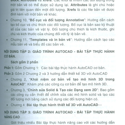 Giáo Trình Autocad - Tự Học Nhanh Autocad Bằng Hình Ảnh (2024-2023-2022) - Autocad Dành Cho Người Tự Học (Phiên Bản Mới) - Vũ Thị Ánh Tuyết, Phạm Phương Hoa 