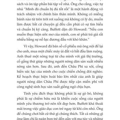 Tâm Thư Của Warren Buffett Dành Cho Con Cái