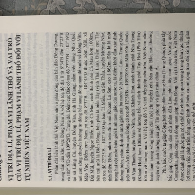 Giáo trình Địa lí tự nhiên Việt Nam