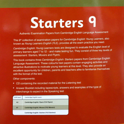 Cambridge Young Learner English Test Starters 9: Student Book
