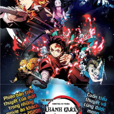 Tiểu Thuyết Thanh Gươm Diệt Quỷ - Bản Điện Ảnh: Chuyến Tàu Vô Tận - Tặng Kèm Bookmark PVC Reigen