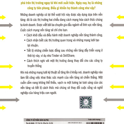 Cuộc Cách Mạng Nền Tảng - Platform Revolution ( tặng kèm bookmark tuyệt đẹp )