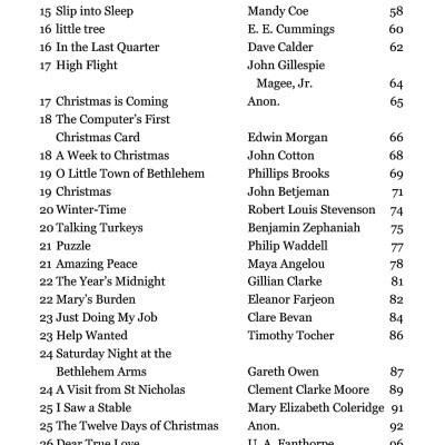 A Poem For Every Winter Day