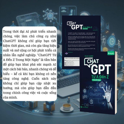 Sách - ChatGPT Từ A Đến Z Trong Một Ngày - MCBooks