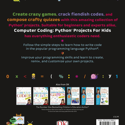 Computer Coding Python Projects for Kids: A Step-by-Step Visual Guide