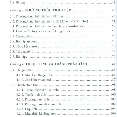 Giáo Trình Lập Trình Hướng Đối Tượng - TS. Nguyễn Văn Hậu (Chủ biên), TS. Đào Anh Hiển, ThS. Nguyễn Hữu Đông