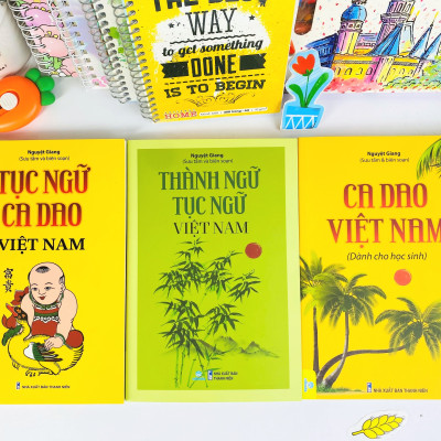Sách  - Combo 3 cuốn Thành ngữ, tục ngữ và ca dao Việt Nam - ndbooks