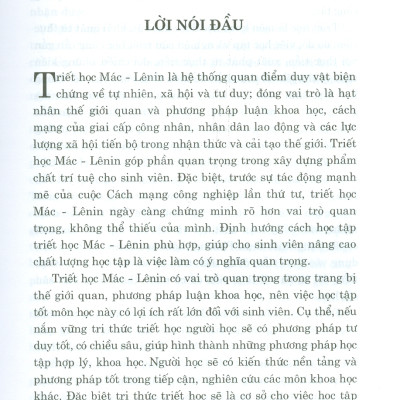 Hỏi - Đáp Môn Triết Học Mác - Lênin (Dùng cho bậc đại học hệ chuyên và không chuyên lý luận chính trị)