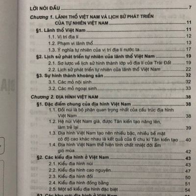 Sách - Giáo trình Địa lí tự nhiên Việt Nam 1 Phần Đại cương