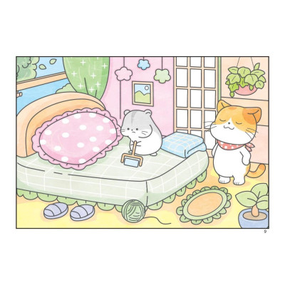 Sách Tô Màu - Chuyện Của Mèo Cam Và Hamster - Minh Thắng