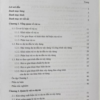 Sách - Giáo Trình Quản Lý Rủi Ro Dự Án Đầu Tư Xây Dựng