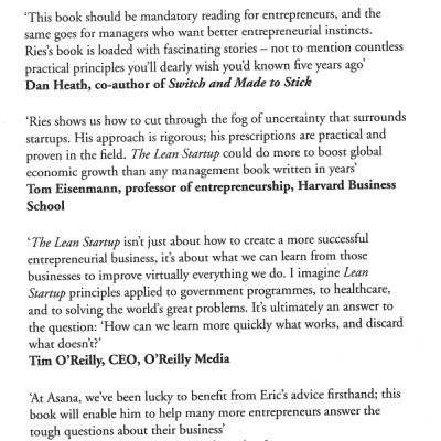 The Lean Startup : How Today 