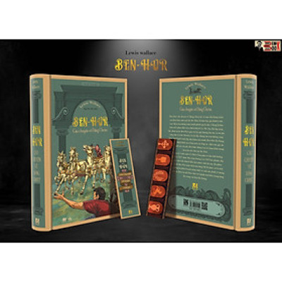 (Bìa cứng màu xanh tặng 1 bookmark và 1 postcard ) BEN HUR CÂU CHUYỆN VỀ ĐẤNG CHRIST - Lewis Wallace – Ngô Thế Vinh dịch – Phuc Minh Book – NXB Văn Học
