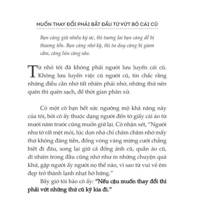 Chẳng Nhớ Quá Khứ, Chẳng Sợ Tương Lai