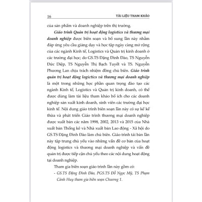 Giáo trình Quản trị hoạt động Logistics và thương mại doanh nghiệp (14)