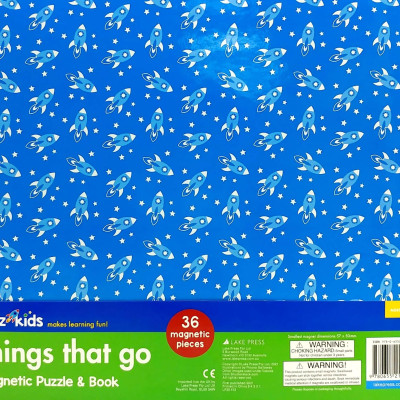 Whiz Kids Magnetic Puzzle And Book - Things That Go