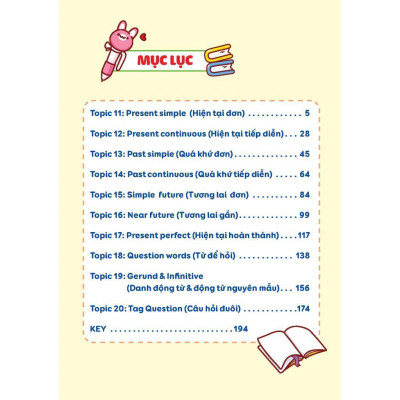 Sách - English Grammar For Kids - Ngữ Pháp Tiếng Anh Tiểu Học - Tập 2 - Có Đáp Án - Minh Thắng