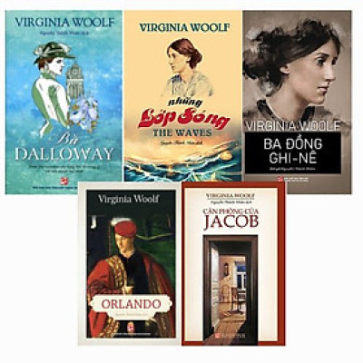 Bộ Sách Virginia Woolf (Ba Đồng Ghi-nê + Những Lớp Sóng + Bà Dalloway + Orlando + Căn Phòng Của Jacob)