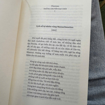NHỮNG CHUYẾN DẠO CHƠI – Thoreau – Nguyễn Công Nam dịch – FORMApubli – NXB Thanh niên