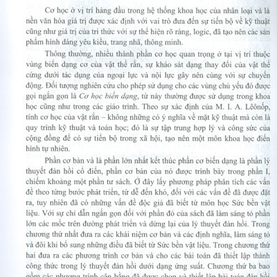 Lý Thuyết Đàn Hồi Và Lý Thuyết Dẻo