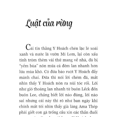 Luật Của Rừng