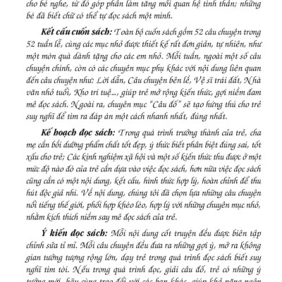 52 Câu Chuyện Hay Phát Triển Trí Tuệ (2019)