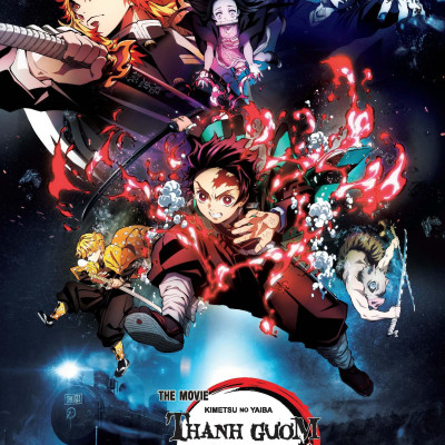 Tiểu Thuyết Thanh Gươm Diệt Quỷ - Bản Điện Ảnh: Chuyến Tàu Vô Tận - Tặng Kèm Bookmark PVC Reigen