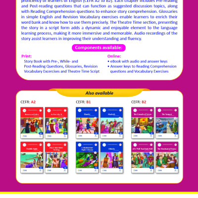 Combo truyện đọc Shakespeare Graded Readers - CEFR B2