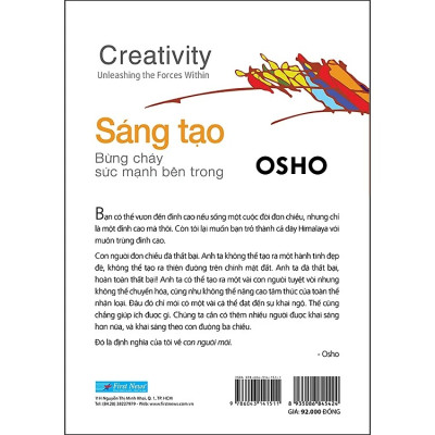 Osho - Sáng Tạo Bừng Cháy Sức Mạnh Bên Trong