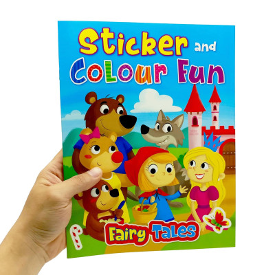 Sticker & Colour Fun: Fairy Tales
