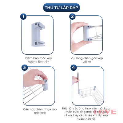 Kệ Hình Chữ Nhật 2/3/4 Tầng Cao Cấp