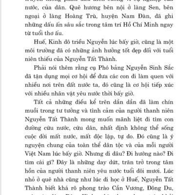 Những nhận thức cơ bản về Tư tưởng Hồ Chí Minh