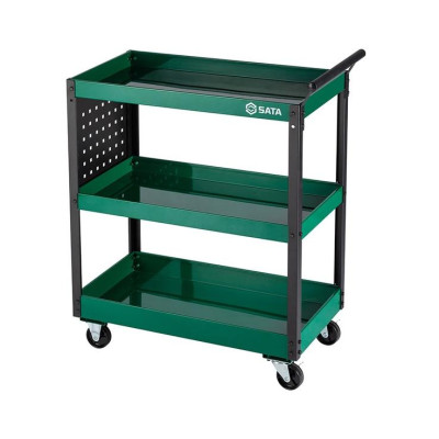Kệ đồ nghề Sata 95222B Xe Đẩy Dụng Cụ Linh Kiện 3 Tầng