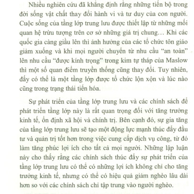 Đặc Trưng Và Vai Trò Của Tầng Lớp Trung Lưu Ở Việt Nam (Sách chuyên khảo)