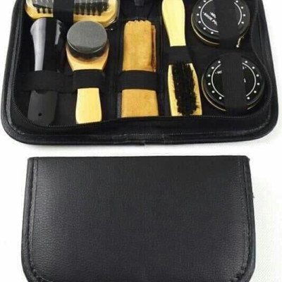 Bộ Dụng Cụ Đánh Giày 7 Món Kèm Si Đánh Bóng Tiện Lợi