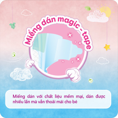 Tã Dán Trẻ Em Bobby Size L 68 Miếng ( L68 Cho Bé 9 Đến 13 Kg) Êm Mềm Khô Thoáng - Bỉm Dán Bobby Size L