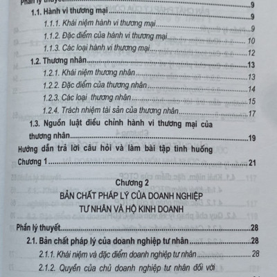 Hướng Dẫn Môn Học Luật Thương Mại (tập 1 và 2)