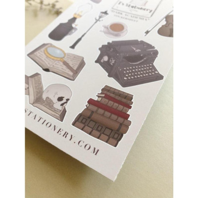 Sticker sheet dark academia  - chuyên dán, trang trí sổ nhật kí, sổ tay | Bullet journal sticker - stc010
