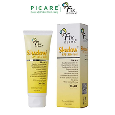 Gel chống nắng Fixderma Shadow SPF 30+ Gel (75g)