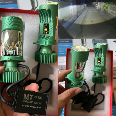 T9 Pro 90W – Mẫu Đèn Bi Cầu LED Lắp ÔTo XeMáy Cực Sáng, Cắt Ánh Sáng Chuẩn, Chống Chói Tuyệt Đối