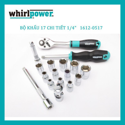 BỘ KHẨU 17 CHI TIẾT 1/4" WHIRLPOWER