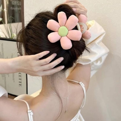 KẸP TÓC CÀNG CUA BÔNG HOA TRƠN 6 CÁNH