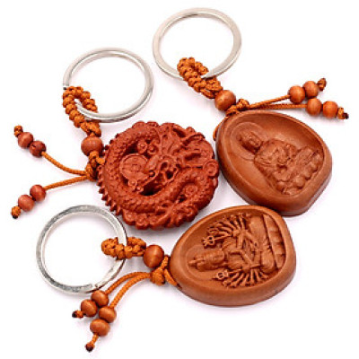 Combo 3 móc khóa Phật Thiên Thủ Thiên Nhãn - phật A Di Đà - Thần long Phong Thủy - bình an, may mắn