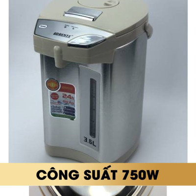 Bình Thủy Điện Lorente LT-5035 750W dung tích 3.5L Bình giữ nhiệt chế độ tự động ngắt, đun an toàn, ruột inox- Hàng Chính Hãng