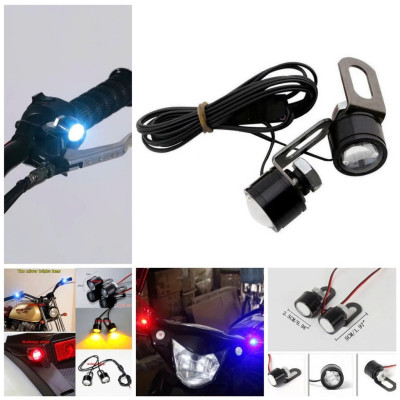 Đèn LED Trang Trí Xe Máy Gắn Chân Gương – Combo 2 Cái, Ánh Sáng Đẹp, Loại Tốt