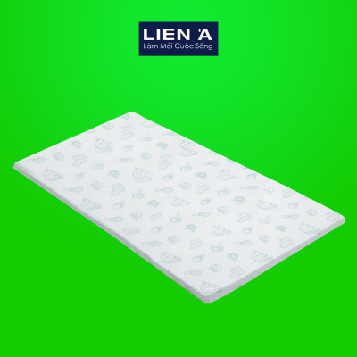 { TẶNG GỐI } Đệm Cao Su Em Bé Liên Á Bambino - Cao 5cm - Nệm Cũi Em Bé Cao Su Thiên Nhiên 100%
