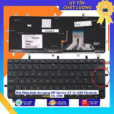 Bàn Phím dùng cho laptop HP Spectre XT 13-2100 Ultrabook 13t-2100 - Hàng Nhập Khẩu New Seal